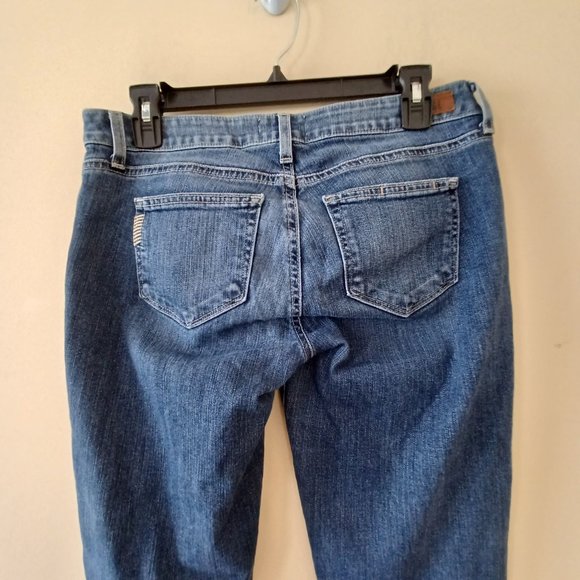 Paige Womens Sz 26 X 25 Jimmy Jimmy Skinny Crop Jeans Winslow - Picture 6 of 7